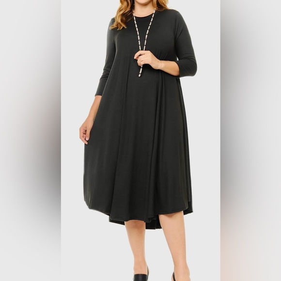 Dresses & Skirts - Pastel by Vivienne Women's Swing Midi Dress in cha